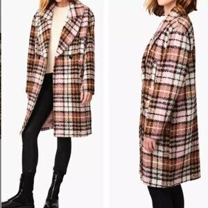 NWT wool blend double breasted coat Size S/M